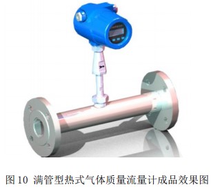煤氣熱式氣體流量計管道式成品效果圖
